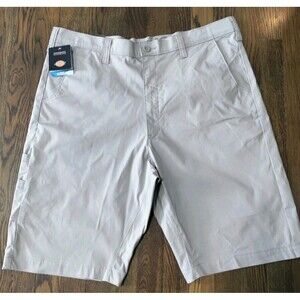 Dickies NWT Shorts Men's Temp-iQ Active Workwear Size 38 Beige Cotton Blend
